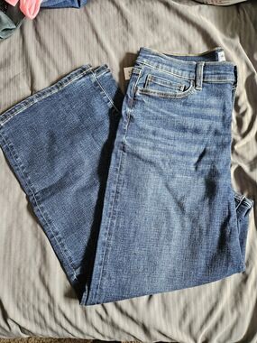 Women’s Mid-Rise Blue Boot Cut Jeans